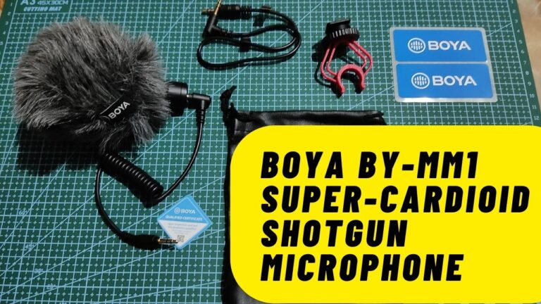 Boya by-MM1 Super-Cardioid Shotgun Microphone