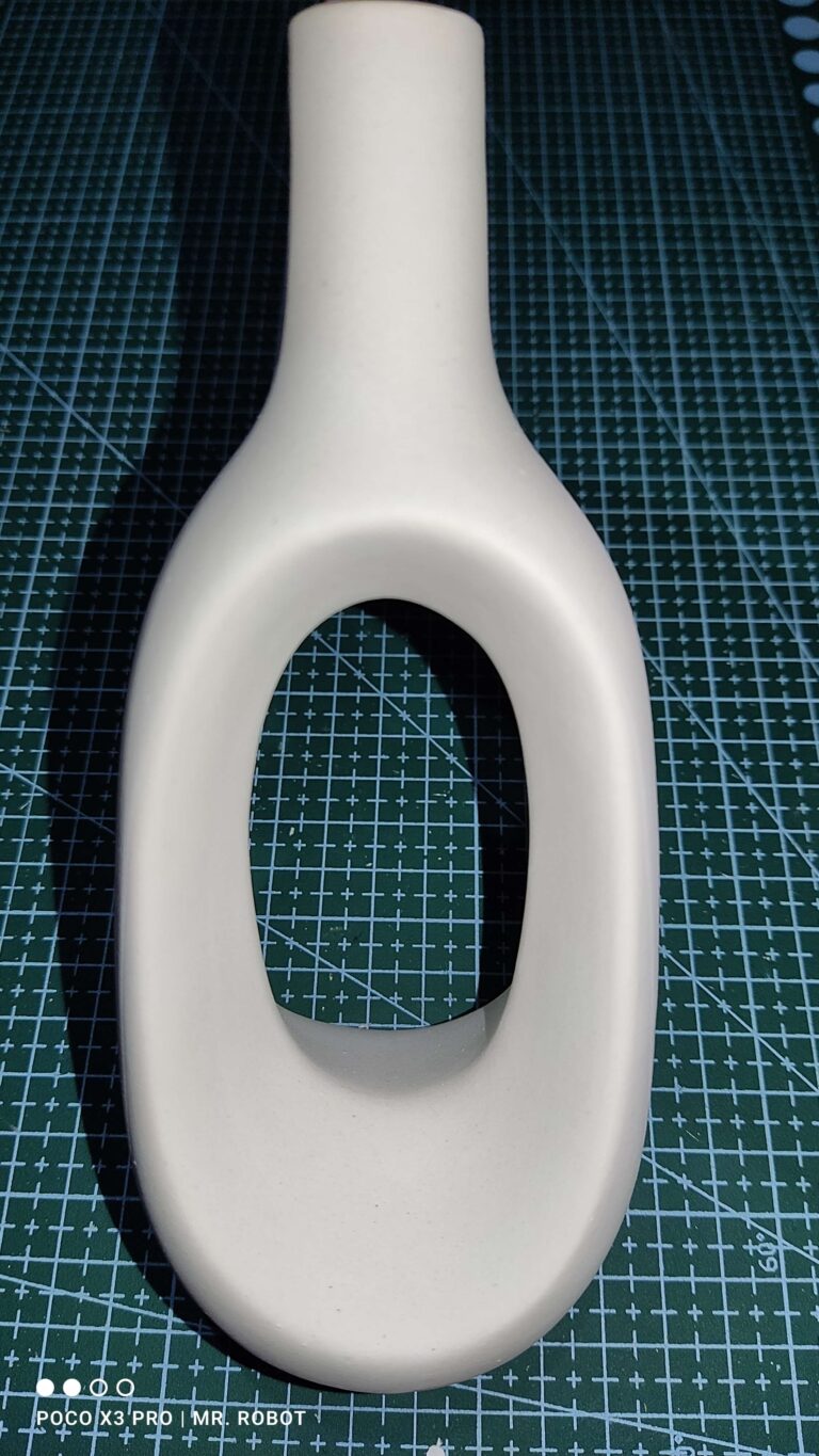 Ceramic Oval Shape Vase