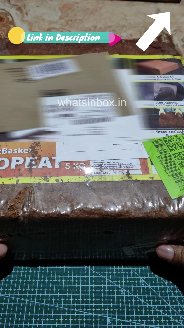 Cocopeat for Plants|5kg|Cocopeat|TrustBasket Cocopeat|Home Garden|Garden Soil|How to Cocopeat|Coconut Coir Brick|Coco Brick|TrustBasket|Amazon|Whats In Box