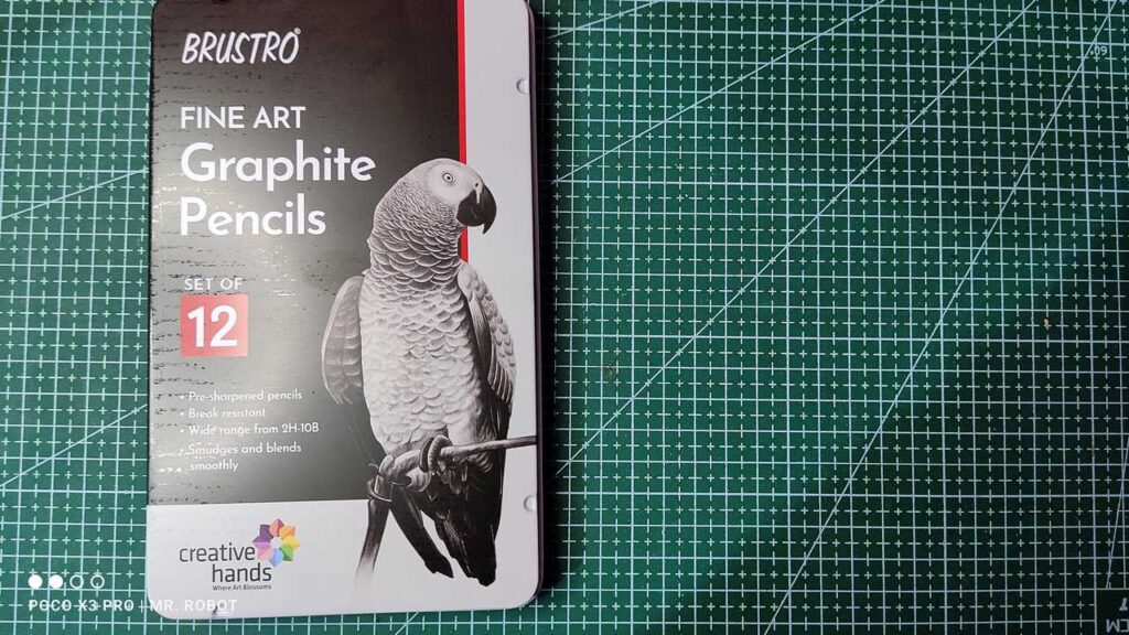 BRUSTRO Artists Fineart Graphite Pencil|Set of 12|10B-2H|Graphite Pencil|BRUSTRO Artists Pencil|Artists|Fineart|Graphite|Pencil|Sketching|Drawing|illustrations|BRUSTRO|Amazon|Whats In Box