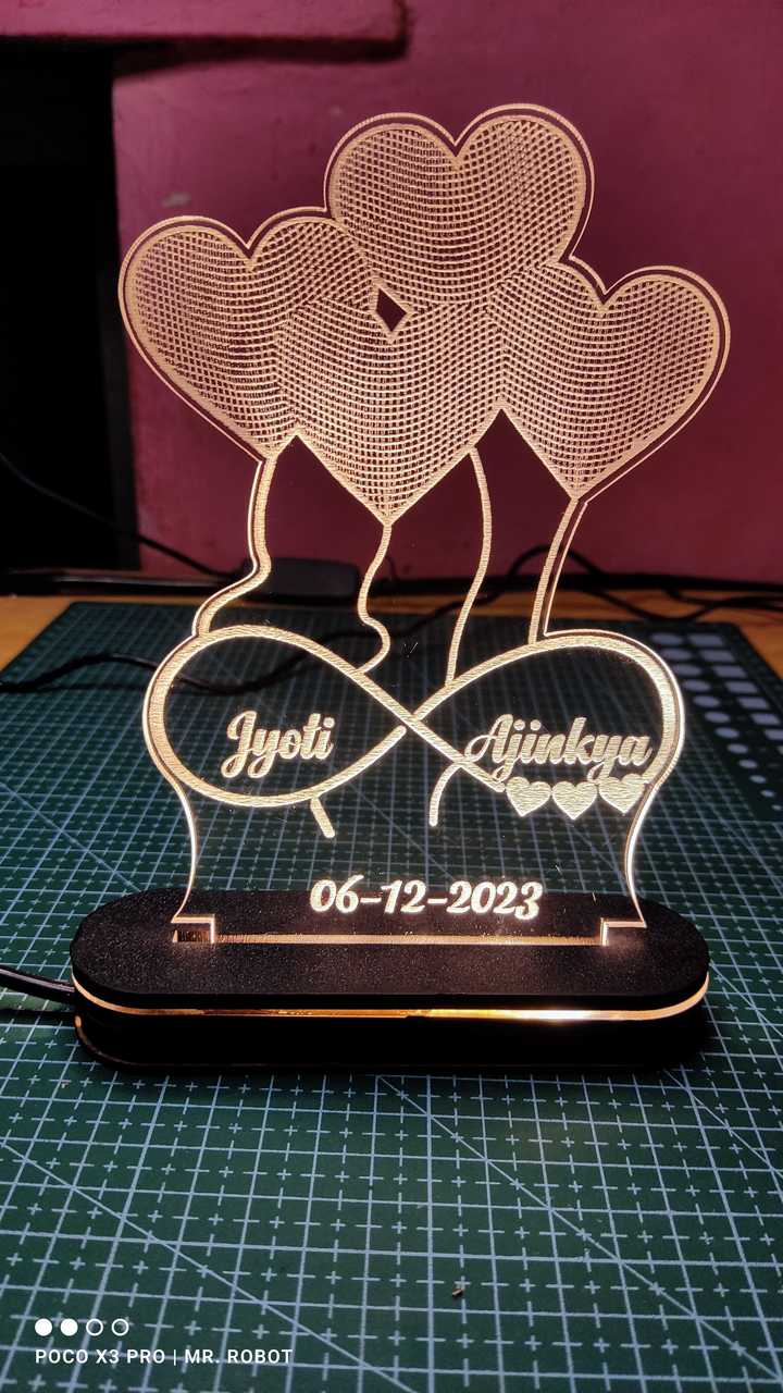 Best Valentines Day Gift|Best gift for couples|Valentines Special Gift|Special|Unique|Infinity Lamp|Special Lamp|Customized lamp|Best Anniversary Gift|Amazon|Whats In Box
