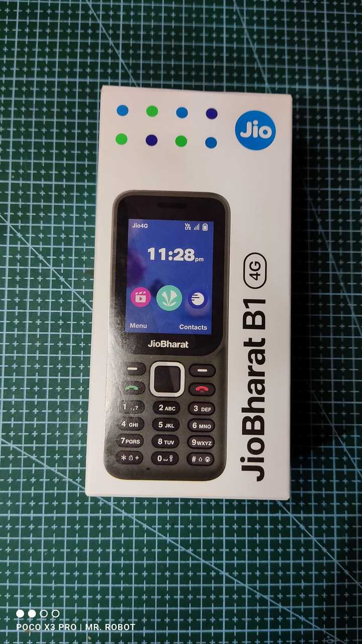 Jio Bharat B1 4G|Keypad Phone|Jio Phone|Feature Phone|JioPay|Basic Mobiles|4G Phone|Bharat B1|Big Screen|2000mAh Battery|JioCinema|JioSaavn|JioPay|Amazon|Whats In Box