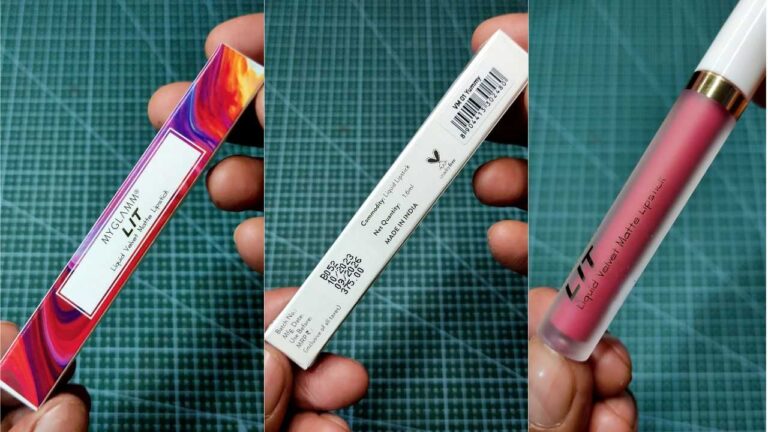 MyGlamm LIT Velvet Matte|Liquid Lipstick|Yummy|Muted Candy|Pink |Shade|Hydrating|Creamy|Vitamin E|Matte Liquid Lipstick|1.6 ml|MyGlamm|Amazon|Whats In Box